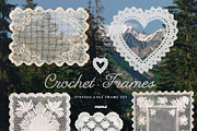 Crochet Frames: Vintage Lace Set, an Object Graphic by Purple (Thumbnail 5 of 14)