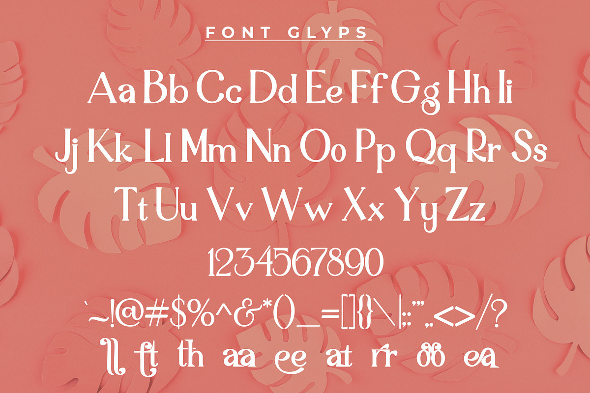 Orange Umbrella Beautiful Serif Font, a Serif Font by Guavanaboy (Photo 8 of 11)