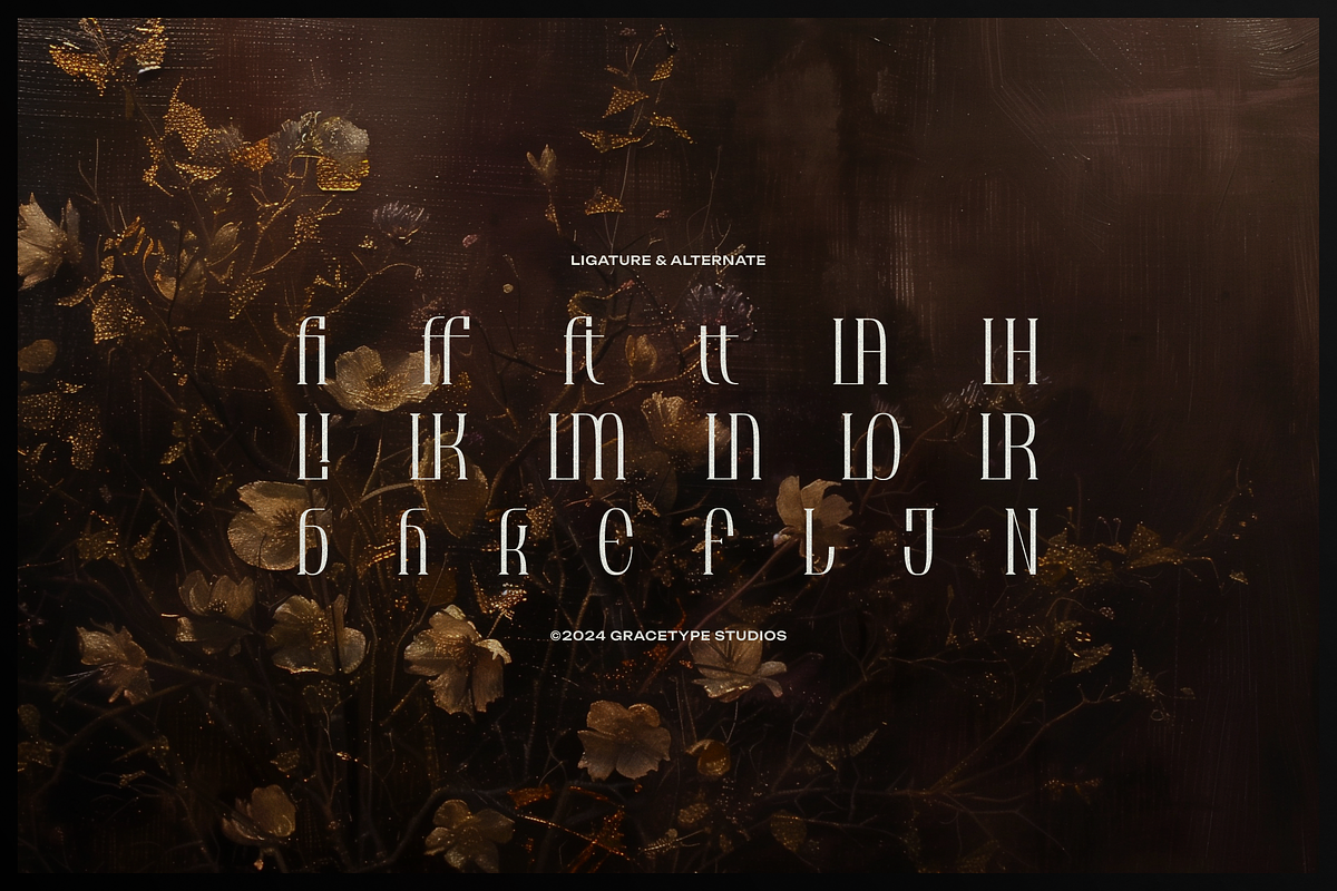 Brunelis Noctelle Display Serif Font, a Handwritten Font by gracetype_studio (Photo 12 of 12)