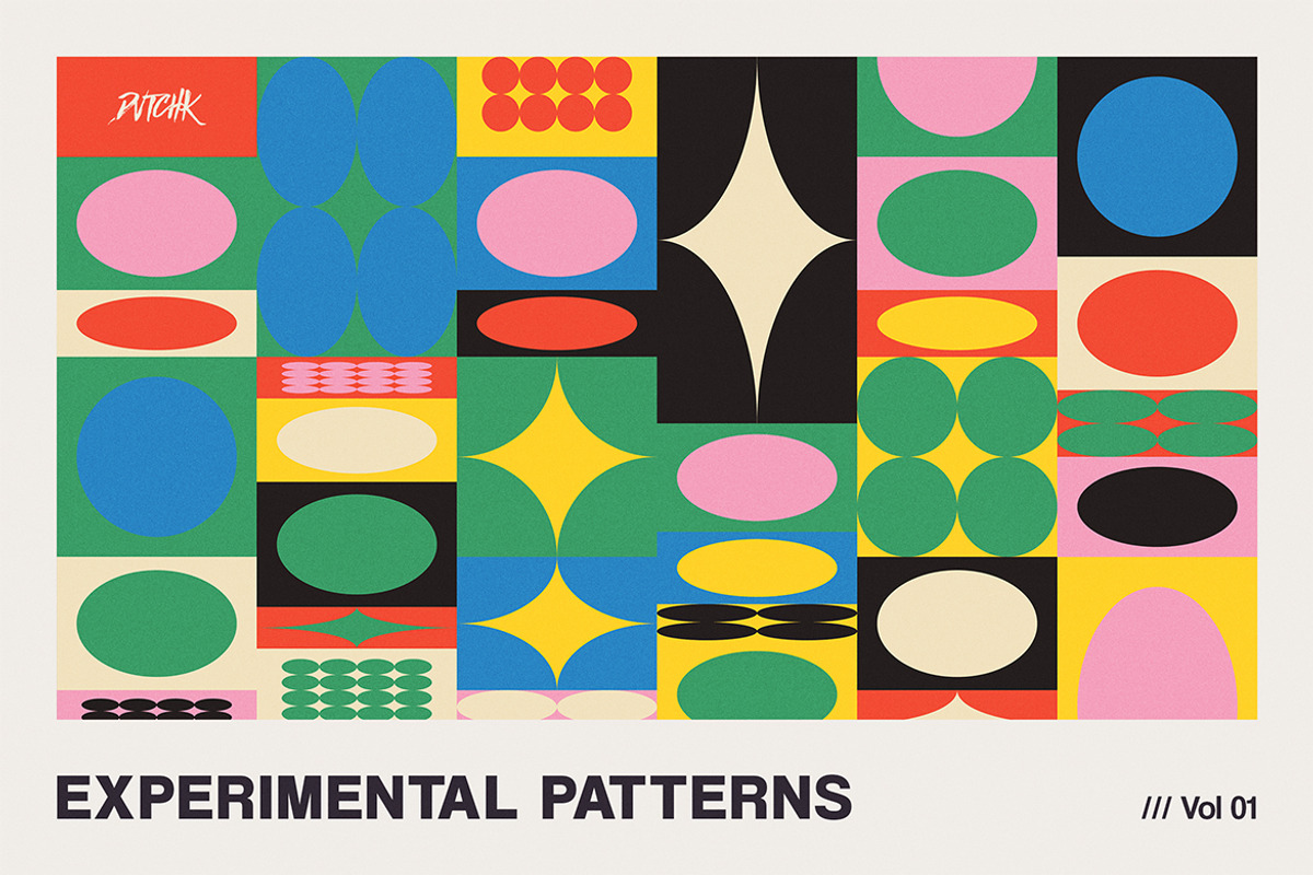 Experimental Geometric Patterns V01, a Pattern Graphic by dvtchk (Photo 4 of 5)