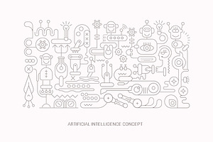 Artificial Intelligence Concept