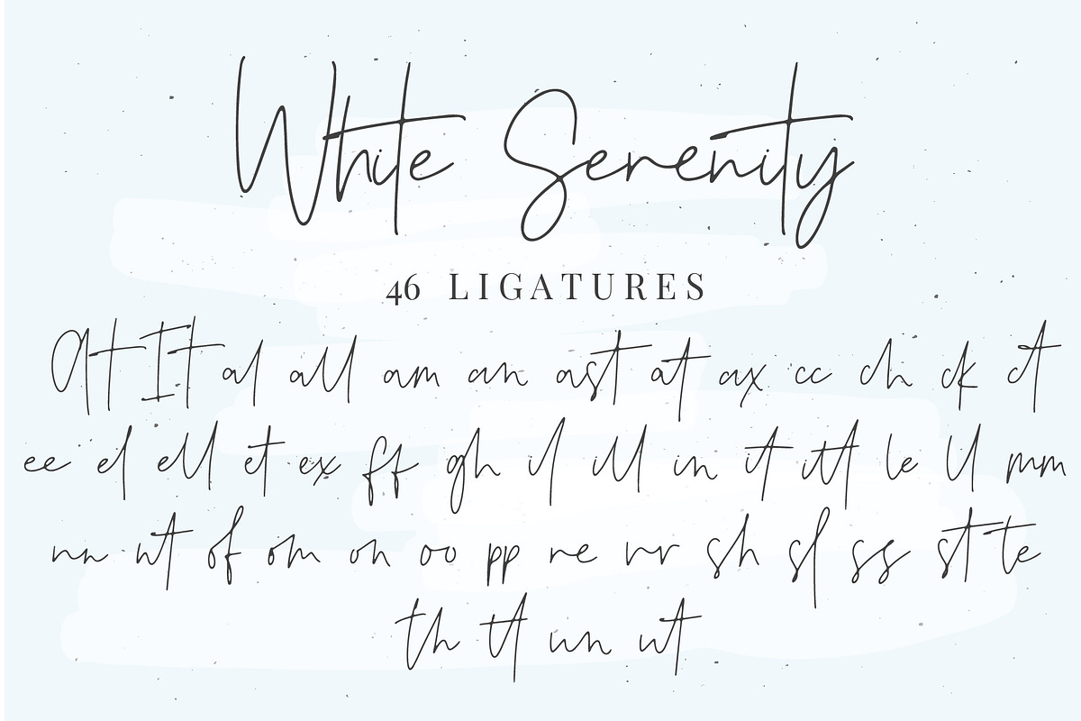 White Serenity Signature Font, a Script Font by Renata Chizhikova (Photo 12 of 14)