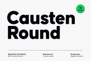 Causten Round Font Family, a Sans Serif Font by trustha (Thumbnail 1 of 14)