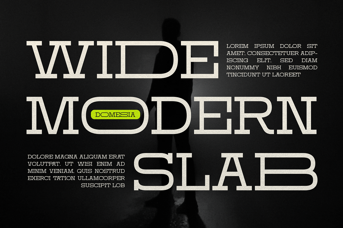 Domesia | Wide Slab Serif, a Slab Serif Font by gracetype_studio (Photo 4 of 12)