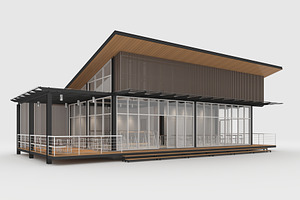 3D Model Cafe Modern 3