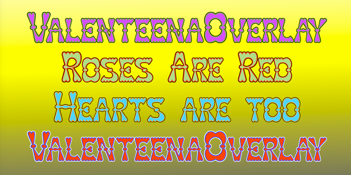 Valenteena, a Font by Ingrimayne Type (Photo 4 of 6)