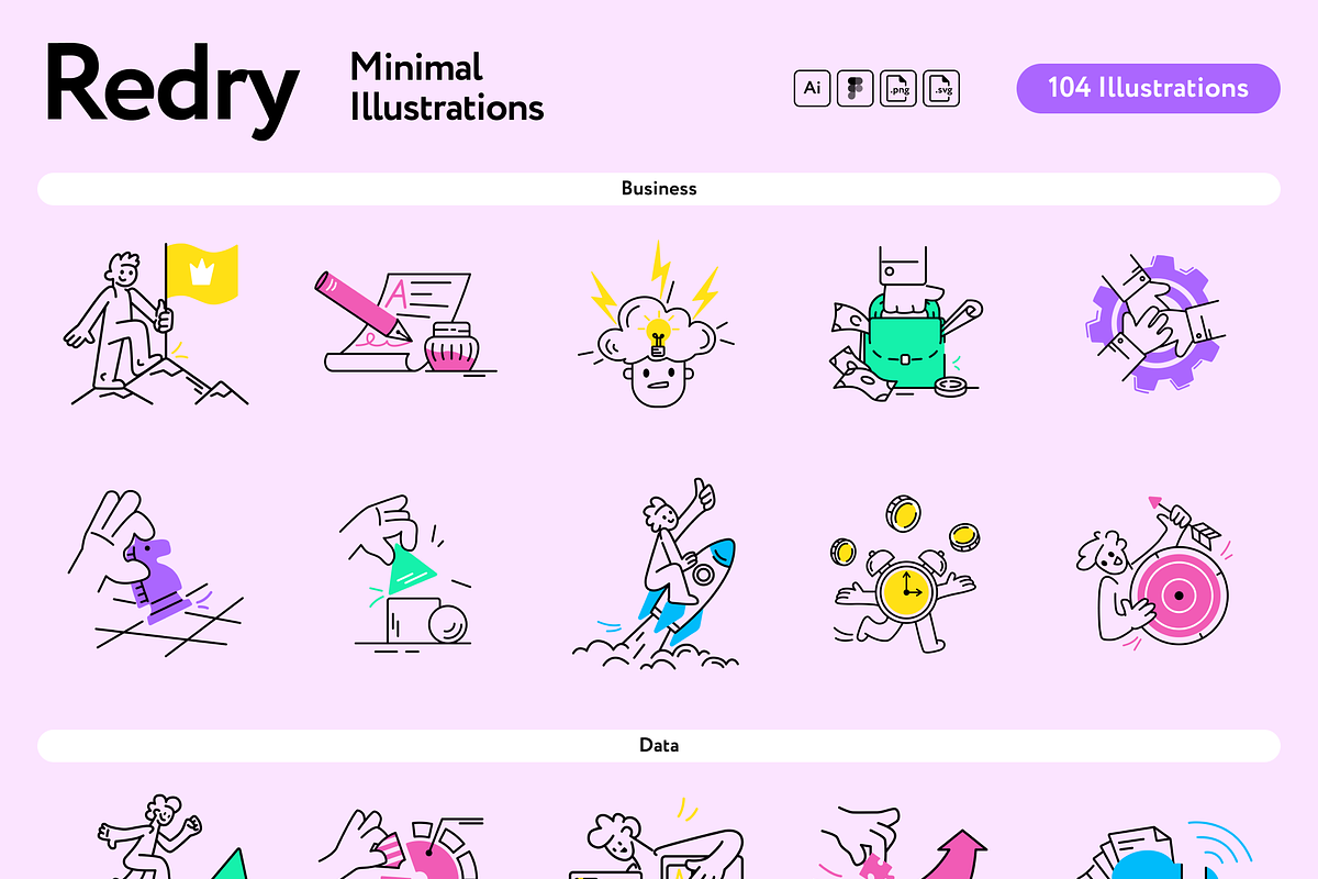 Redry Illustration Collection, a Finance Illustration by Welovegraphics (Photo 7 of 8)