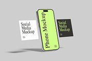 Social Media Post Mockup, a Device Mockup by Graphiculon (Thumbnail 5 of 11)