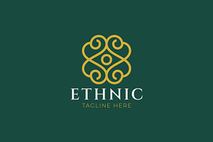 Ethnic Ornament Luxury Mandala Logo, a Branding & Logo Template by Signatoro