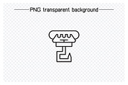 Hoist Crane Hook Icons, an Outline Icon by Designfour (Thumbnail 5 of 7)