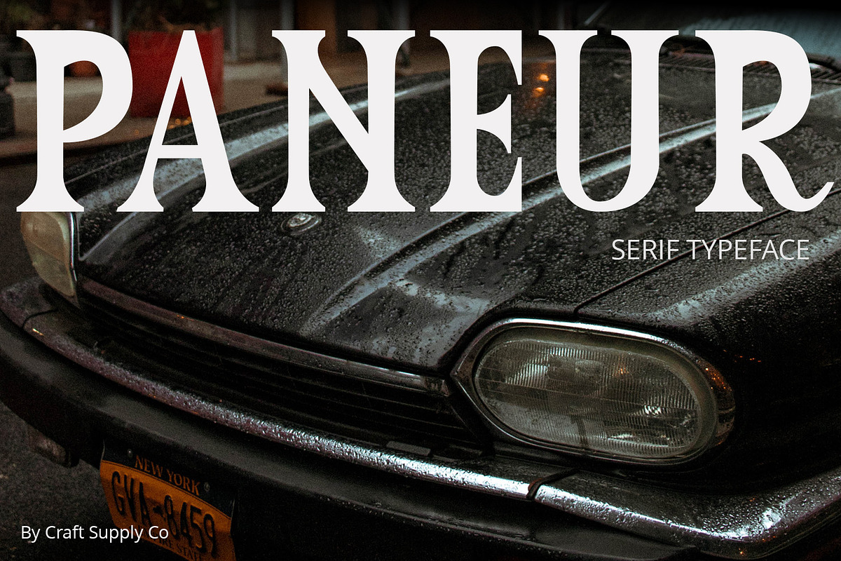 Paneur – Serif Typeface, a Serif Font by Craft Supply Co. (Photo 1 of 8)