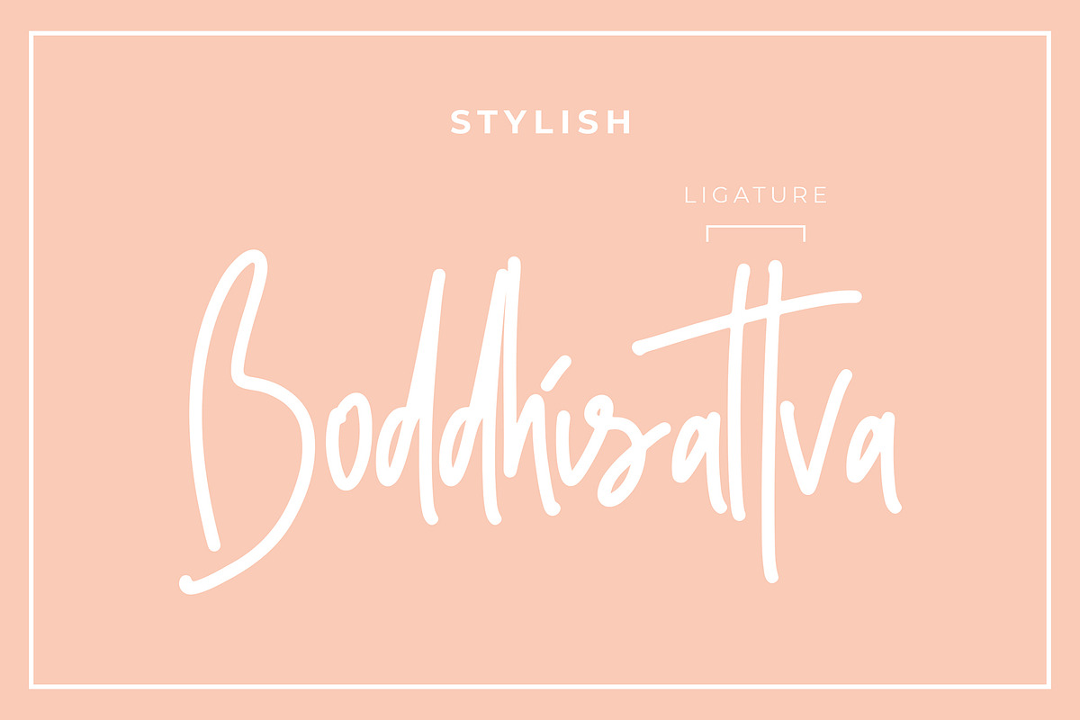 Justtony Playful Script Font preview 2