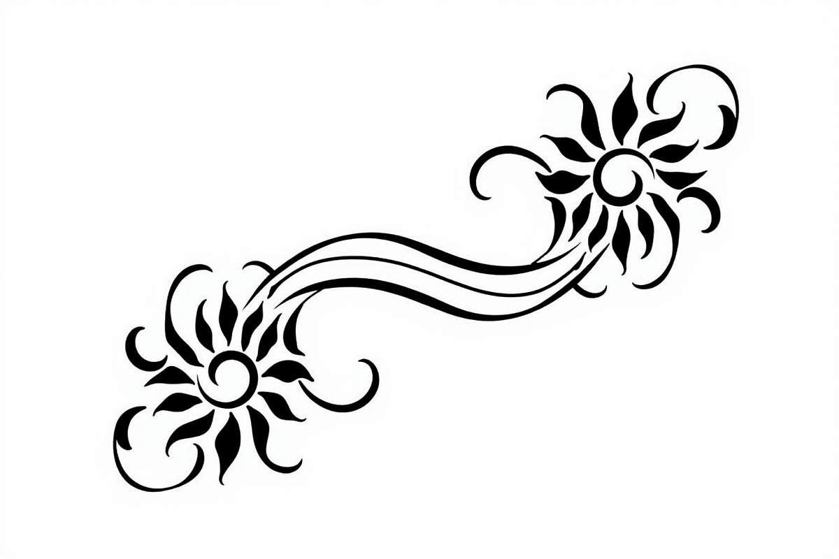 Elegant flower decorative design, an Illustration by Amazin_art (Photo 13 of 21)