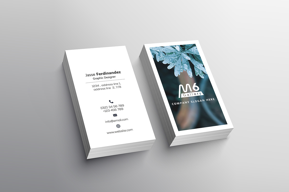 Unique 50 Business Card Bundle, a Business Card Template by M6 Gallery (Photo 139 of 151)
