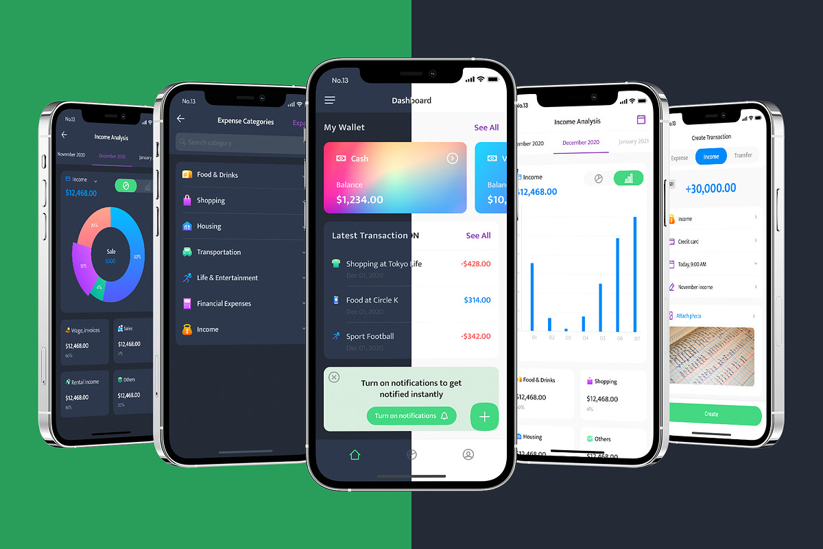 Monsy-Income & Expense Money App, an App Template by No.13 (Photo 2 of 4)