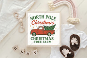 North Pole Christmas Tree Farm PNG, an Illustration by CraftArtStudio (Thumbnail 4 of 4)