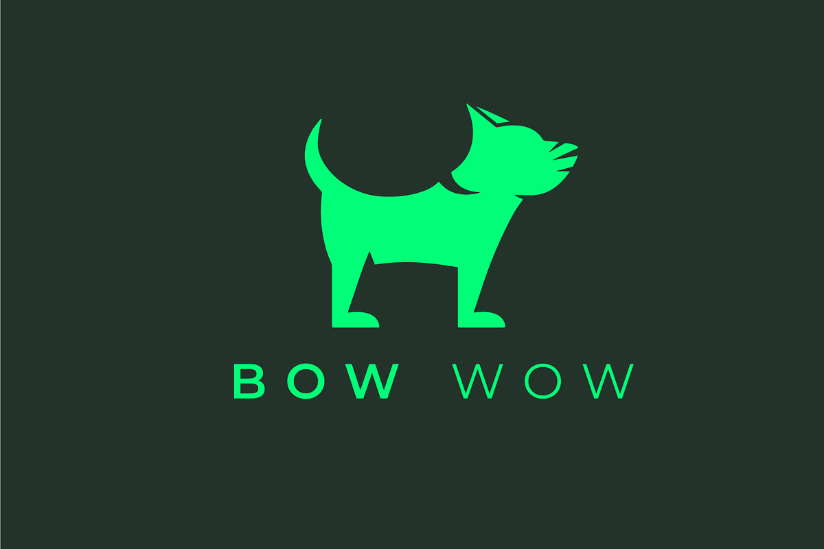 Dog minimal logo design| Template, a Branding & Logo Template by kamalrawat_gd (Photo 1 of 5)