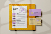 Business Card and A4 Paper Mockup, a Books & Magazine Mockup by Pexelyou (Thumbnail 4 of 7)