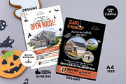 Halloween Real Estate Flyer Bundle, a Flyer Template by CreativeVinesStore (Thumbnail 5 of 6)