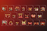 Sale Campaign 3D Character Pack, a Characters & Person 3D Model by Haps Space (Thumbnail 4 of 4)