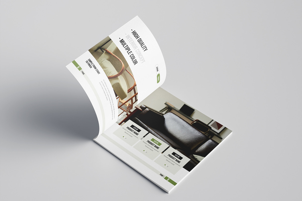 Square Product Catalog Template, a Brochure Template by Spark_Creative (Photo 6 of 15)