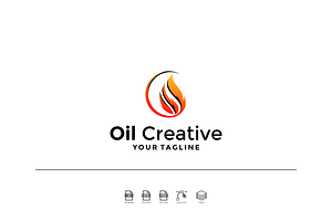 oil logo design, a Branding & Logo Template by Balakosa.std