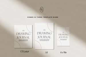 The Drawing Journal Canva Template