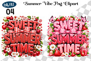 Summer Vibe Png Clipart, a Seasonal Illustration by CreationArt (Thumbnail 1 of 3)