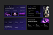 Black Modern Music Presentation, a Presentation Template by Eklip Studio (Thumbnail 5 of 6)