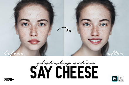 Say Cheese Photoshop Action
