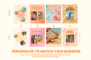 Summer Instagram Post Templates, a Social Media Template by Hell Yeah Designs (Thumbnail 6 of 7)