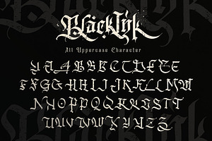 Blackink - Blackletter Font