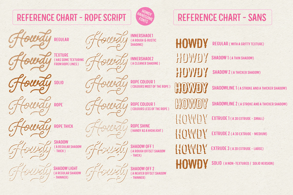 Howdy Handsome Layered Font Duo, a Script Font by Nicky Laatz (Photo 38 of 39)