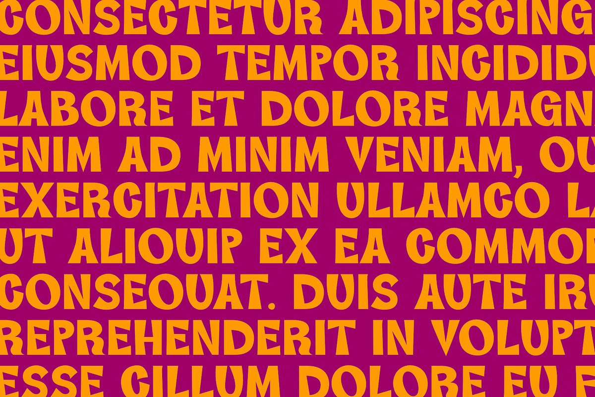 Olved – Bold Retro Display Font, a Sans Serif Font by ESEM (Photo 4 of 5)