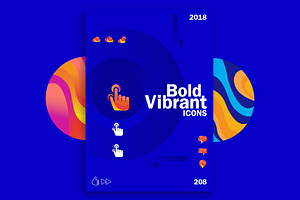 Bold Vibrant Icons