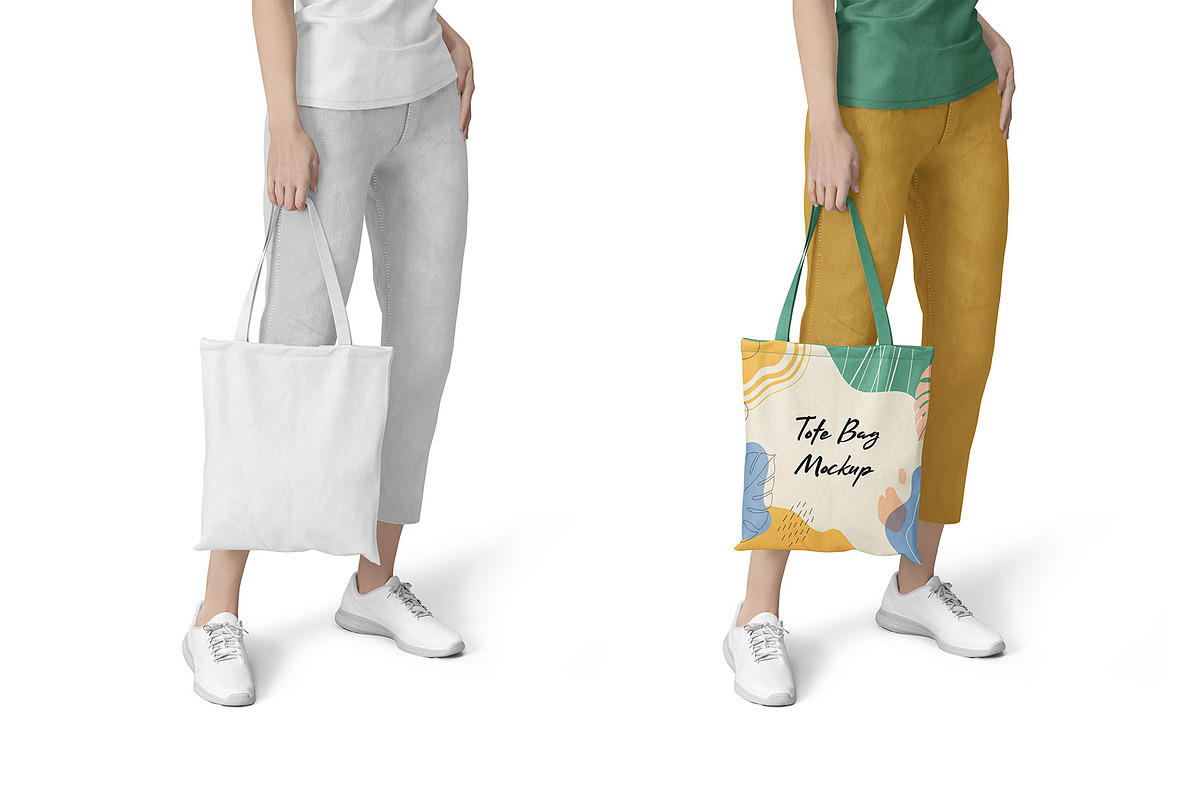 Tote Bag Mockup Set, a Product Mockup by Designbuys (Photo 6 of 7)