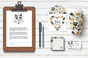 Watercolor Fluffy cats, an Animal Illustration by Budogoshch (Thumbnail 6 of 7)