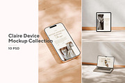 Claire Device Mockup Collection, an iPhone Mockup by Mockup Line (Thumbnail 1 of 6)