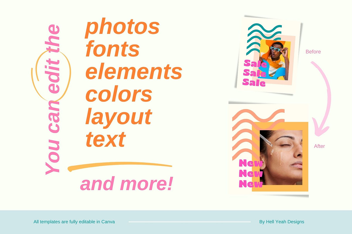 Bold Branding Starter Kit Templates, a Branding & Logo Template by Hell Yeah Designs (Photo 14 of 18)