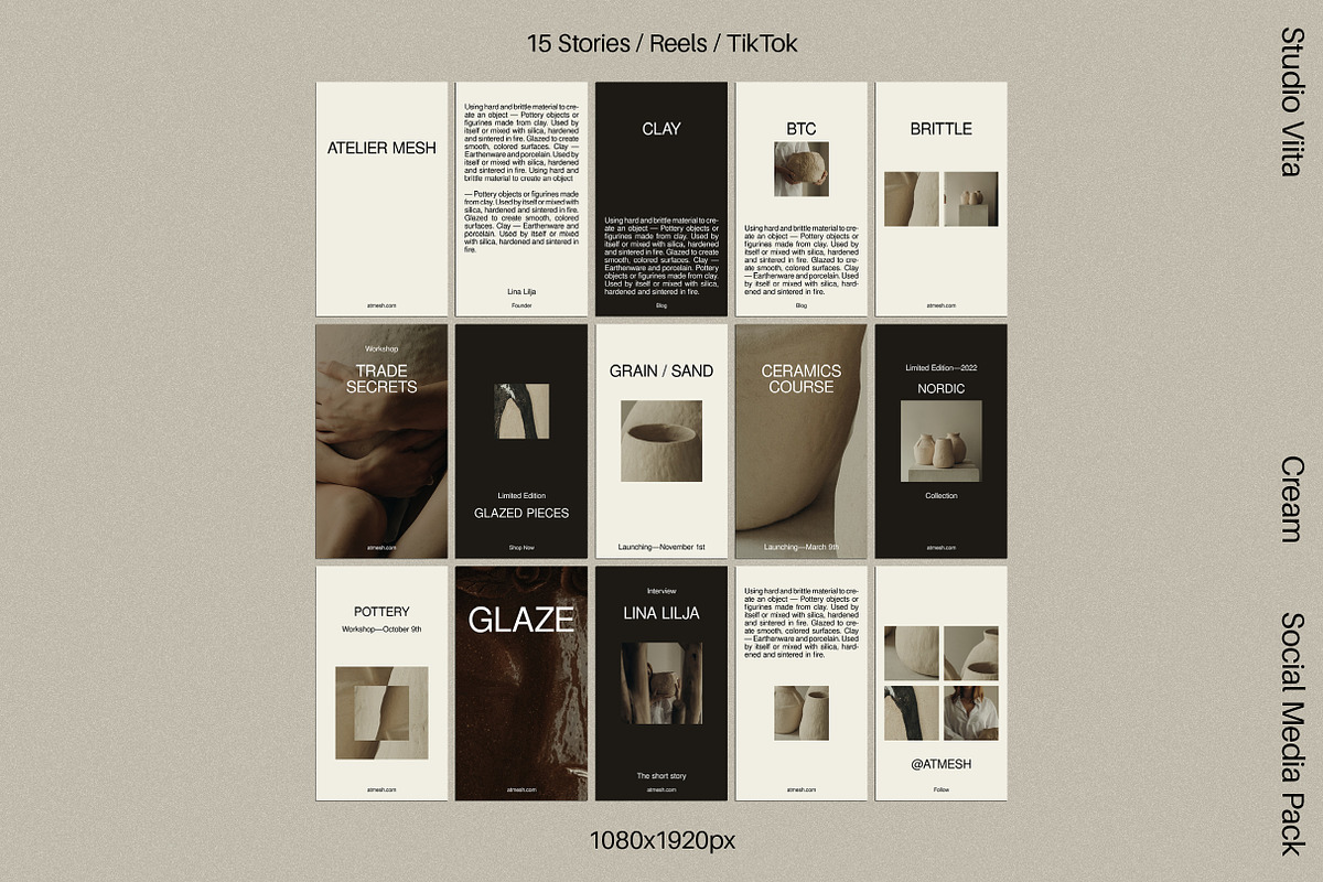 Social Media Pack | Mesh, a Social Media Template by Studio Viita (Photo 10 of 11)