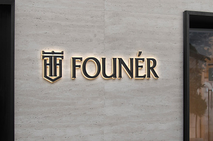Logo Mockup Luxury Facade 3D Sign, a Product Mockup by Asylab