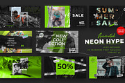 PS & CANVA Neon Hype - Social Media, a Social Media Template by Eviory (Thumbnail 11 of 19)
