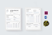 Strategic Plan | MS Word & Indesign, a Stationery Template by design_hut (Thumbnail 1 of 7)