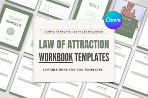Law of Attraction Workbook | Canva