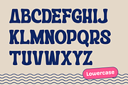 Calyra Retro - Extrude Surfing Font, a Sans Serif Font by Nirmana Visual (Thumbnail 8 of 16)