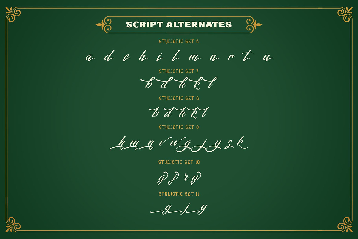 Brown Hunter Victorian Set, a Serif Font by alit design (Photo 17 of 32)