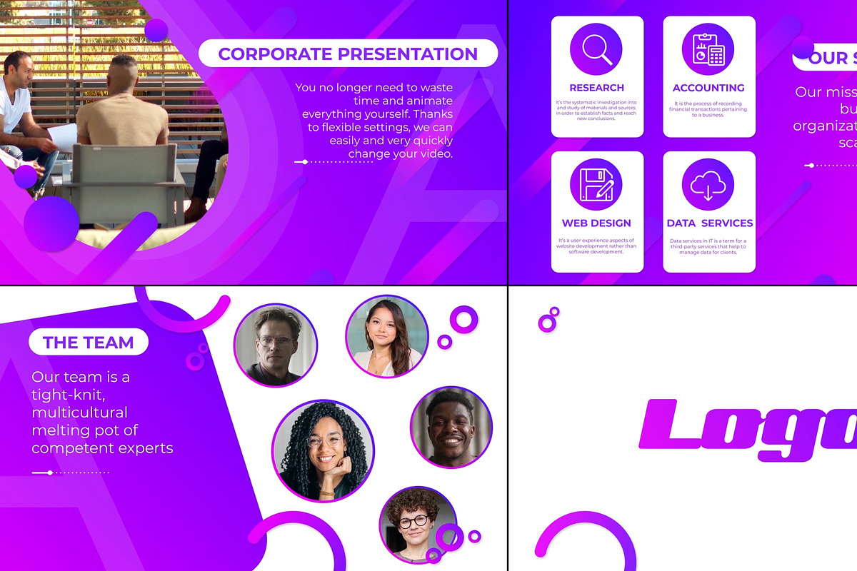 Corporate Presentation for DaVinci, a Templates & Theme by 2dfx (Photo 1 of 2)