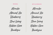 Pinky Vanilla - Handwritten Font, a Font by Subectype Studio (Thumbnail 8 of 10)