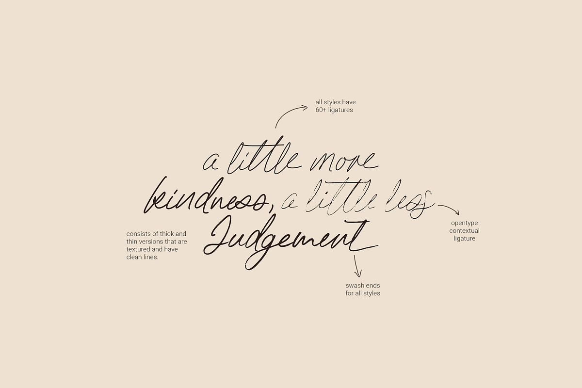 Almahera | Handwritten Script Pack, a Script Font by Letteratom (Photo 10 of 16)