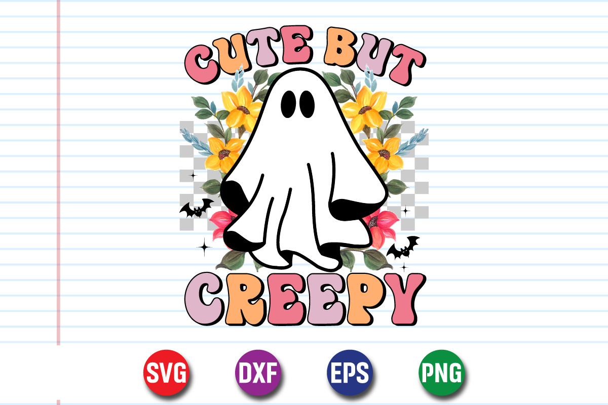 Cute but Creepy Happy Halloween, an Object Graphic by SVGCuteShop (Photo 1 of 3)